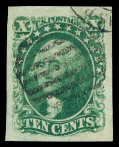 momen: US Stamps #15 Used PSE Graded SUP-98