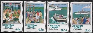 Christmas Is #319-22 MNH Set - War Time Evacuations