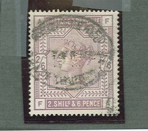 Great Britain #96 Used Single (Perfin)