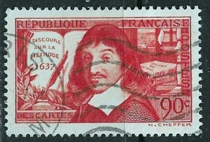 France ~ Scott # 330 ~ Used ~ Rene Descartes