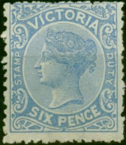 Victoria 1885 6d Chalky Blue SG301 Fine MM