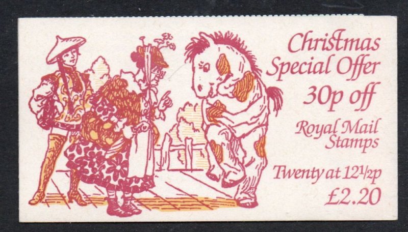 Great Britain Sc BK760, MH80e £2.20 Christmas stamp booklet mint NH