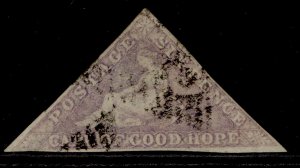 SOUTH AFRICA - Cape of Good Hope QV SG20, 6d bright mauve, USED. Cat £500.