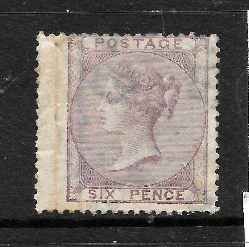 GREAT BRITAIN  1855-57  6d  PALE  LILAC  QV   MLH   SG 70