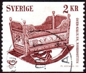 Sweden 1332 - Used - 2k Cradle, North Bothnia, 19th Cent. (1980) (cv $0.45) (1)