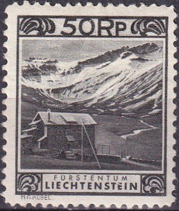 Liechtenstein  #102  F-VF Unused   CV $105.00 (Z3162)