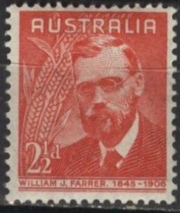 Australia 213 (mh) 2½p William J. Farrer, agronomist, red (1948)