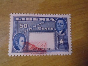 Liberia  #  C69  MNH  Inverted shifted  Center