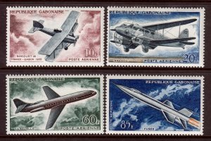 Gabon - Scott #C7-C10 - MNH - SCV $7.05