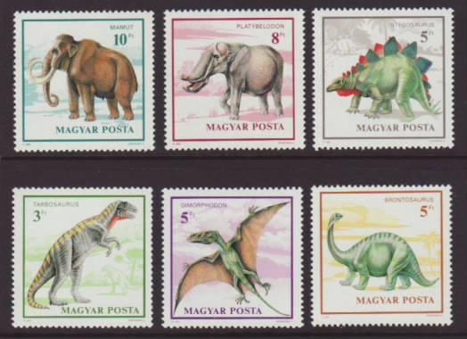 Hungary Dinosaurs 3263-3264 MNH VF  