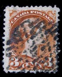 CANADA - SCOTT# 37e - USED - CAT VAL $15.00