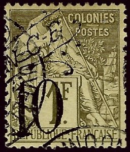 New Caledonia #38 Used F-VF hr SCV$15...French Colonies are Hot!