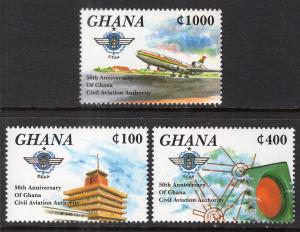 Ghana 1738-1740 Aviation MNH VF