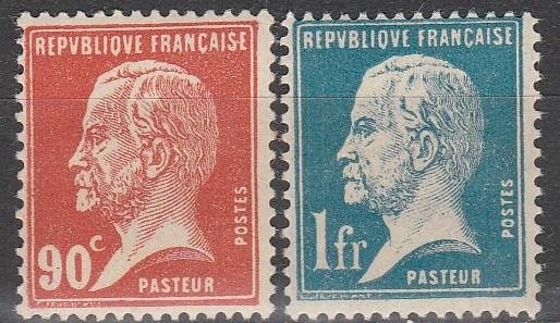 France #193-4 F-VF Unused  CV $32.00 (A2876)