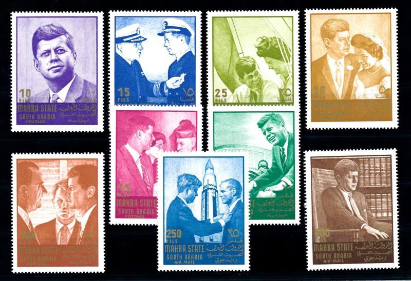 [95448] Aden Mahra State 1967 President John F. Kennedy  MNH