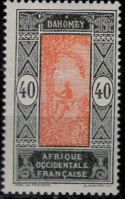 Dahomey 1913: Sc. # 62; **/MNH Single Stamp