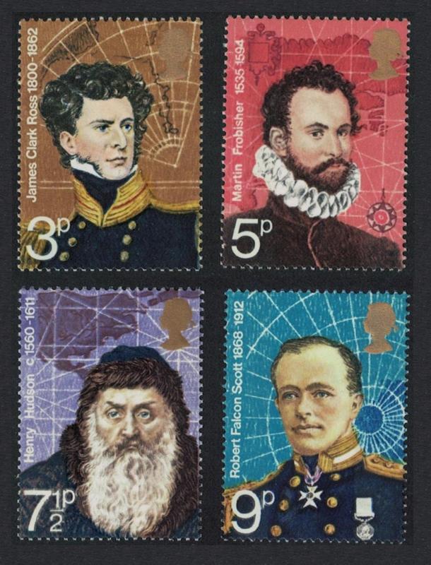 Great Britain British Polar Explorers 4v 1972 MNH SG#897-8900