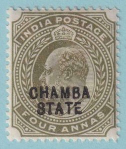 INDIA - CHAMBA STATE 25  MINT HINGED OG * NO FAULTS VERY FINE! - PYX