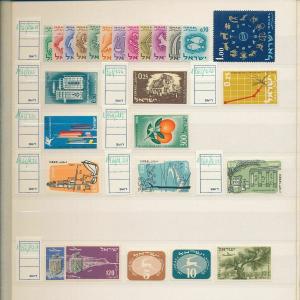 ISRAEL 1950s/80s MNH MH Collection+Blocks(Appx 750)(ALB1014