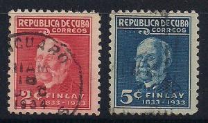 Cuba Sc. #319 / 320 Dr. Carlos J. Finlay Used L3