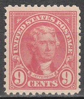 US #561 F-VF Unused  CV $12.50   (A7843)