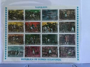 Rep de Guinea Ecuatorial Napoleón Military Leader Stamps Sheet R26008