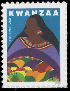 #5141 (47c Forever)  Kwanzaa  2016 Mint NH