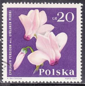 Poland 1279 Cyclamen 1964