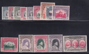 Bahawalpur Scott # 2 - 15 Set VF OG mint never hinged scv $ 200 ! see pic !