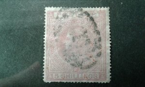 Great Britain #57 used few short perfs e204 8012