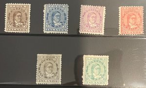 Cook Island, 1893-1894, SC 9-14, MLH, VF