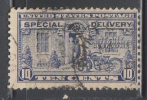 United States,  10c Postman & Motorcycle (SC# E12a) USED