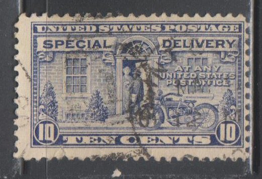 United States,  10c Postman & Motorcycle (SC# E12a) USED