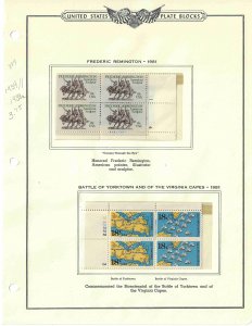 1934,1937 Mint,OG,NH... Plate Blocks of 4... SCV $3.75