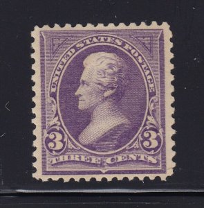 268 VF mint original gum never hinged nice color cv $ 115 ! see pic !