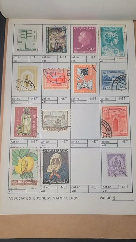 Dealer Stamp Approval Book Mixed Countries