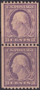 #489 Mint NH, F-VF, Pair (CV $22.50) (CV $10 - ID37738) - Joseph Luft