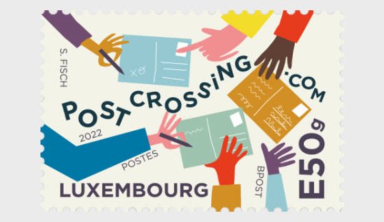 2022 Luxembourg - Postcrossing (Scott NA) MNH