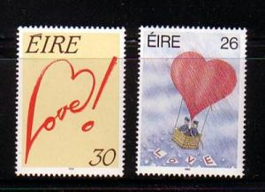 Ireland Sc 765-6 1990 Love stamp set mint NH