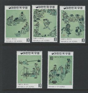 Korea MNH  sc  790-794