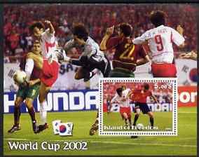 ISLAND OF FREEDOM SHEET WORLD CUP 2002 SOCCER FOOTBALL SPORT