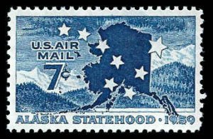 PCBstamps  US C53 7c Alaska Statehood, MNH, (12)