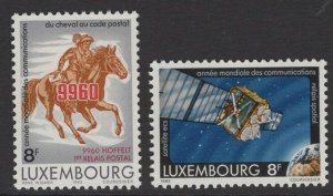 LUXEMBOURG SG1112/3 1983 WORLD COMMUNICATIONS YEAR MNH