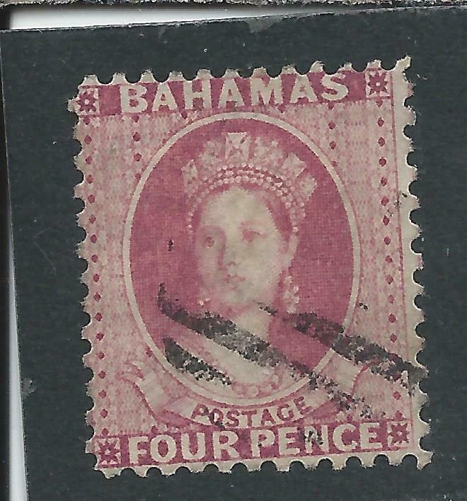 BAHAMAS 1882 4d ROSE FU SG 41 CAT £45