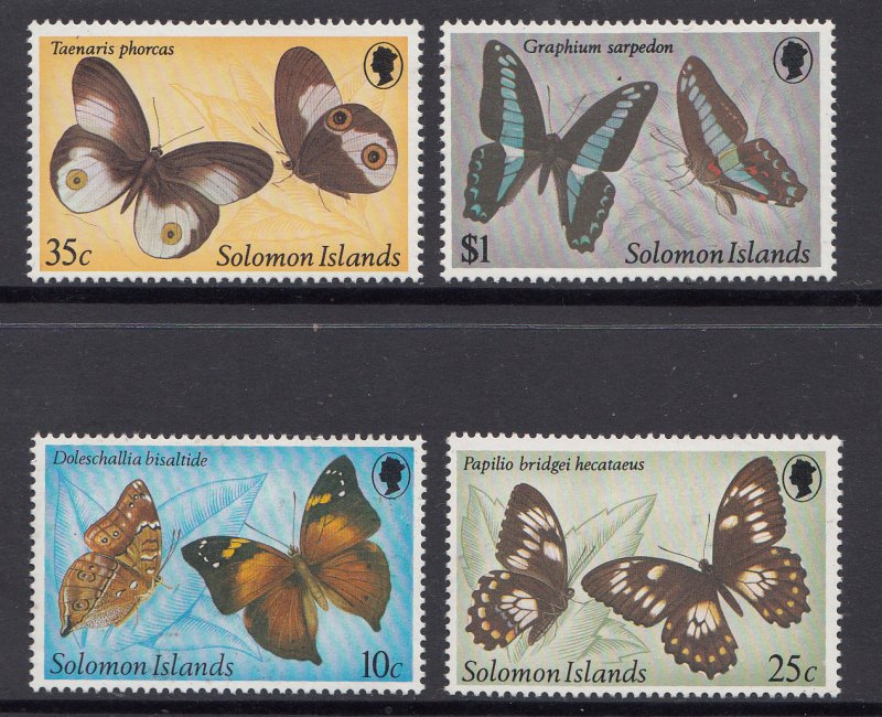 Solomon Islands Scott #461-464 MNH