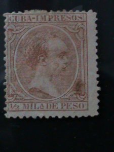 ​CUBA-1894 sc#152 KING ALFONSO XIII-MLH -VF-130 YEARS OLD-20C-LAST ONE