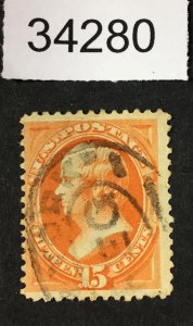 MOMEN: US STAMPS #189 USED LOT #34280