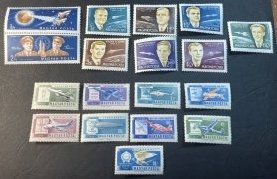 HUNGARY # C210-C227--MINT NEVER/HINGED---3-COMPLETE SETS----1962
