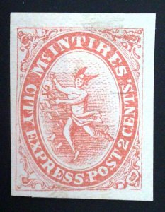 Scott#99L Local - L207 Design  - Forgery B - McIntire's City Express Post