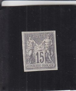 French Colonies: Sc #33, MH, Imperf (34663)